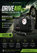 DriveAir Pro - Portable Tyre Inflator