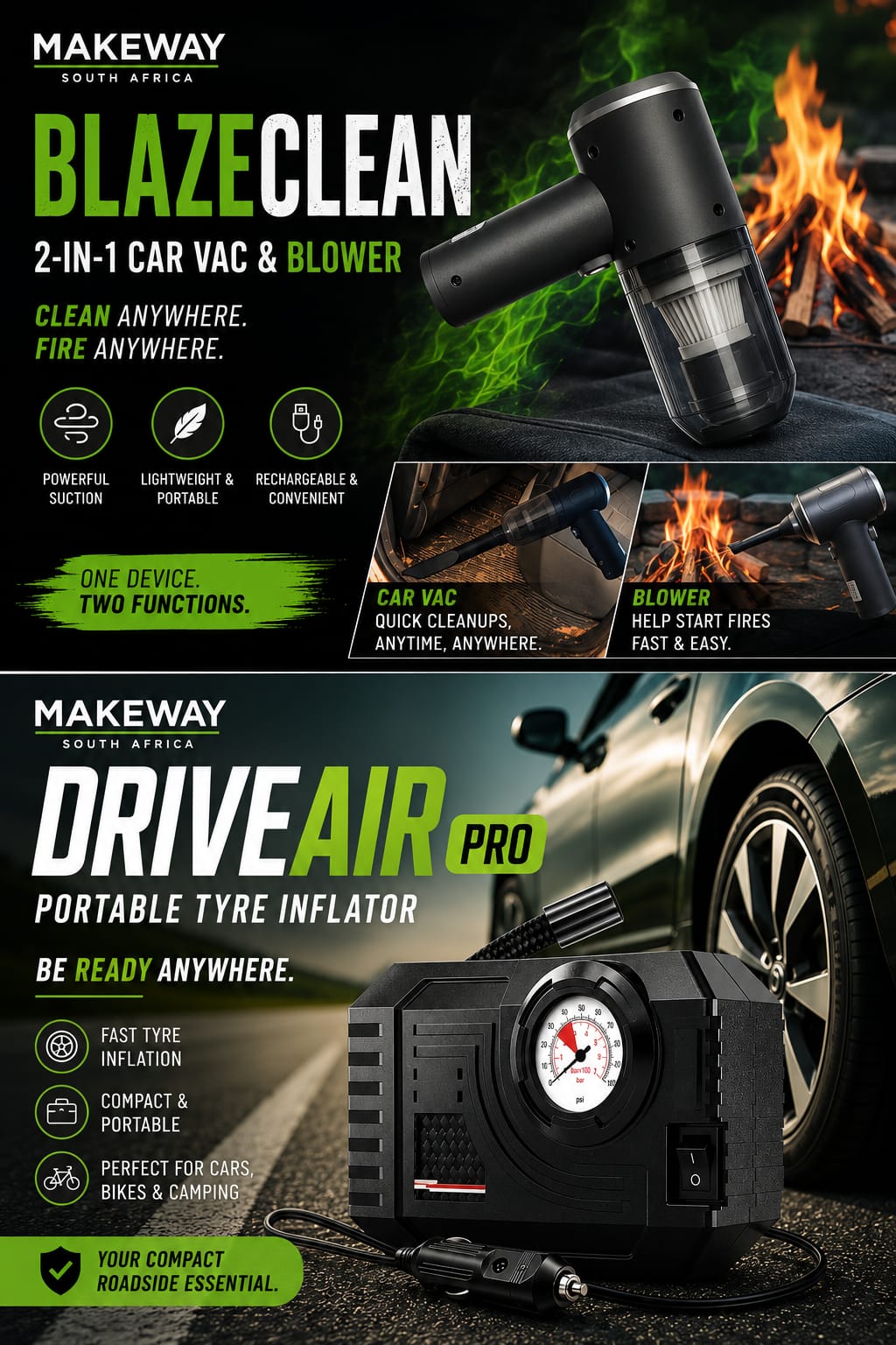 Ultimate Car Care &amp; Camping Combo Pack