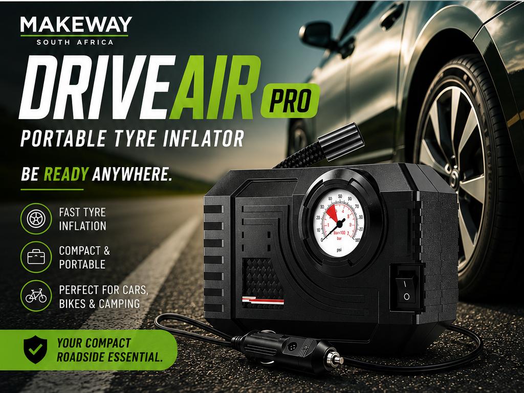 DriveAir Pro - Portable Tyre Inflator